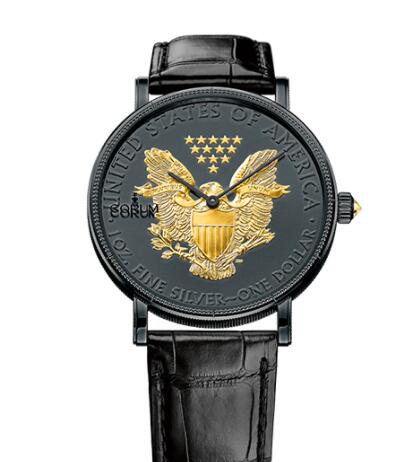 Corum Heritage Coin Watch Replica C082/03956 - 082.647.41/0001 MU29